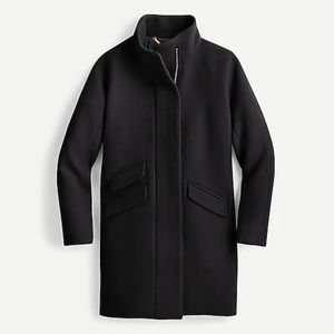 Jcrew Cocoon Coat Italian Wool Black